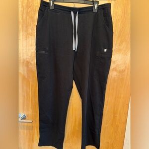 Figs Women's Black Scrub Pants. Size large.